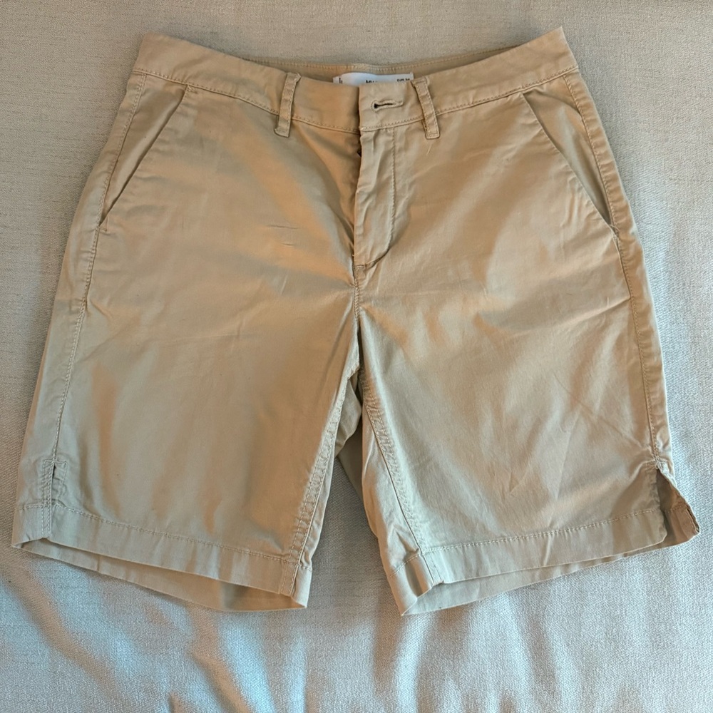 Mango Tan Bermuda Shorts